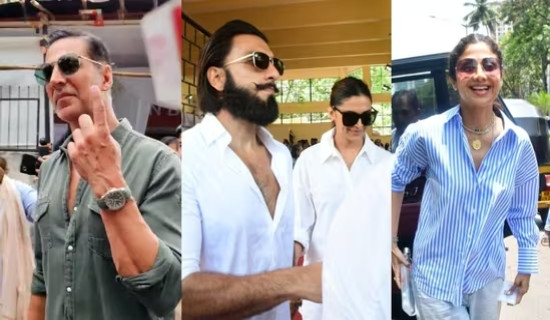 Ranveer Singh, Deepika Padukone, Akshay Kumar and other celebs vote in Mumbai
