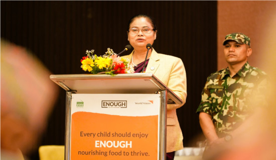 ENOUGH campaign launch to end child malnutrition and hunger