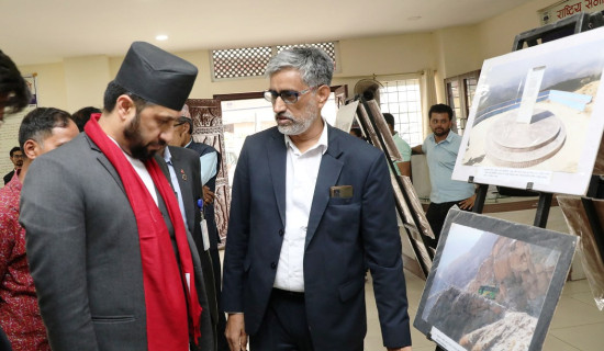 DPM Lamichhane visits RSS photo exhibition
