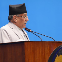 Prime Minister Prachanda in Pokhara