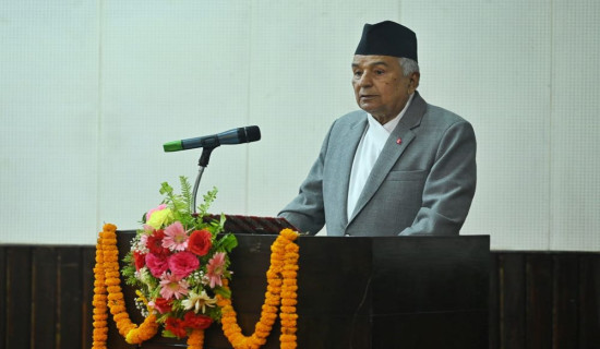 Identity with art and culture a crucial asset of future generations: President Paudel