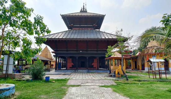 Bolbom Temple in Sainamaina given facelift