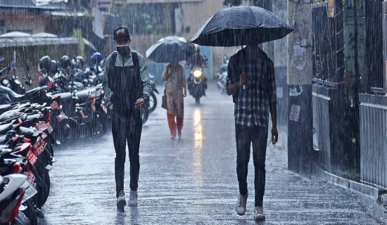 Heavy rain likely in Koshi, Bagmati, Gandaki, Lumbini and Sudurpashchim
