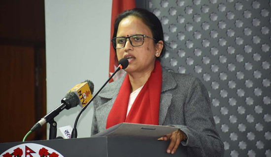 KMC mayor candidate Sirjana Singh unveils manifesto for local election