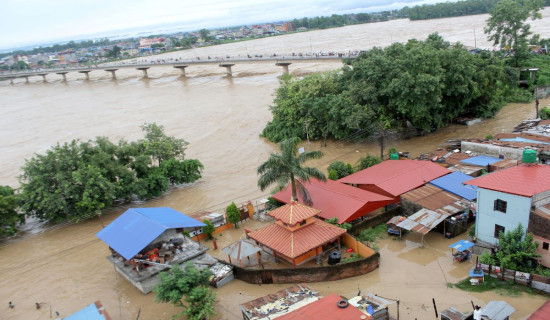 Water level in Narayani River goes above danger point