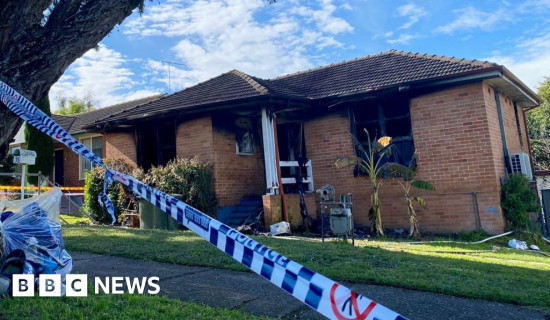 Australian dad charged with killing his children in fire