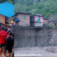 Rahughat and Beni-Jomsom Road at high risk of flood and landslide