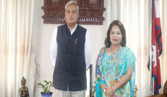 Indian Ambassador calls on Foreign Minister Dr Rana