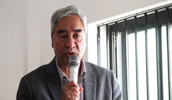 Projects should not be abandoned after laying foundation stone: NC President Deuba