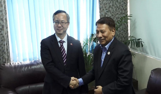 Chinese Ambassador Chen calls on DPM Singh