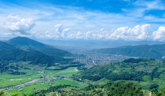 Green vista of tourist Capital Pokhara