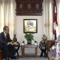 Chinese Ambassador calls on Home Minister Lekhak
