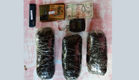 Driver arrested with 5.545 kg opium in Rukum West
