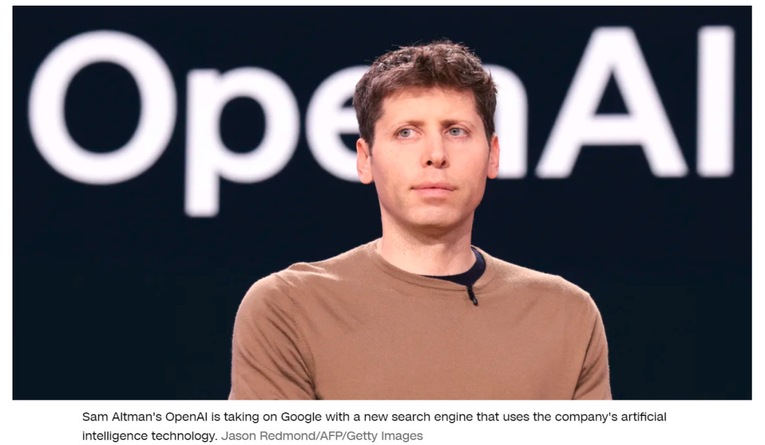 OpenAI is taking on Google with a new artificial intelligence search engine