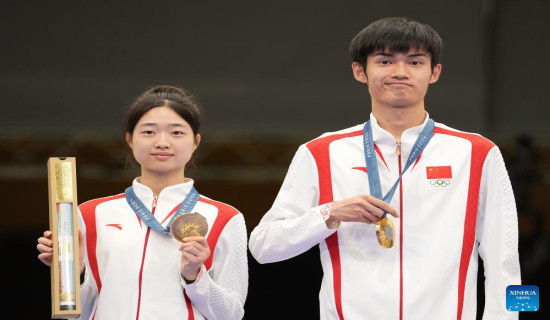 China wins first two gold medals of Paris Olympic Games