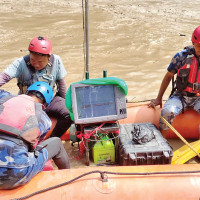 Dharche landslide: Search for missing continues