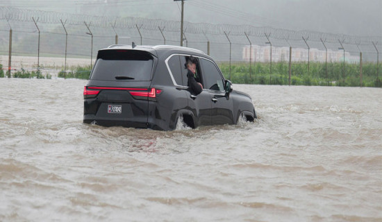 5,000 rescued from flooding  in North Korea
