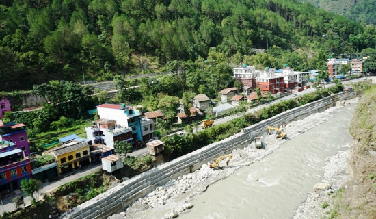 Embankments built to keep Beni Bazaar safe