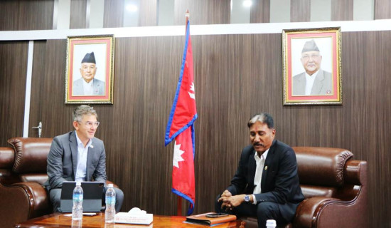 Members of Japanese House hold discussions on various aspects of Japan-Nepal relations