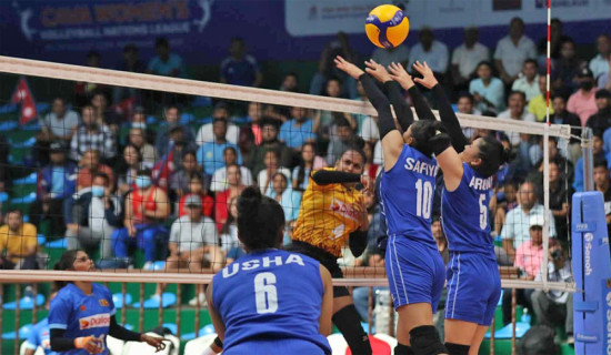 CAVA volleyball league: Nepal defeats Sri Lanka