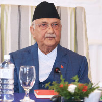 Minister Khadka, WB's Country Director to Nepal, Sislen, meet