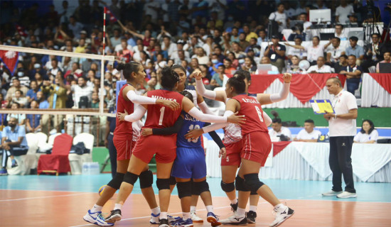 Nepal into semis of CAVA Women's National League Volleyball