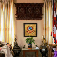 Minister Bhandari leaves for India to attend ministerial-level BIMSTEC meet