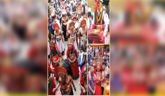 Septuagenarians performing Nilbarahi dance of Bode