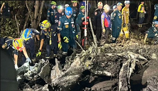 Plane carrying 9 people crashes in forest near Thailand’s capital