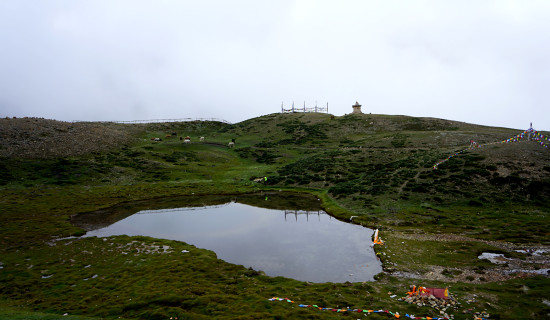 Scenery of Mustang's Damodar Kunda