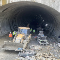 Couple buried in landslide, daughter rescued