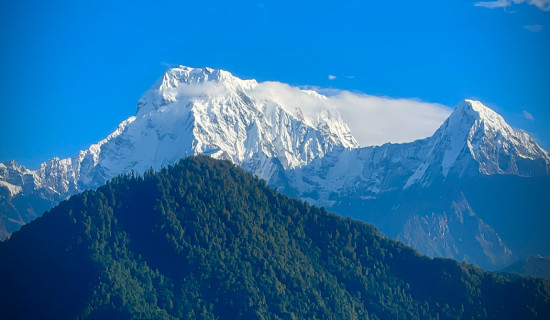 Mount Annapurna splendid nature scene