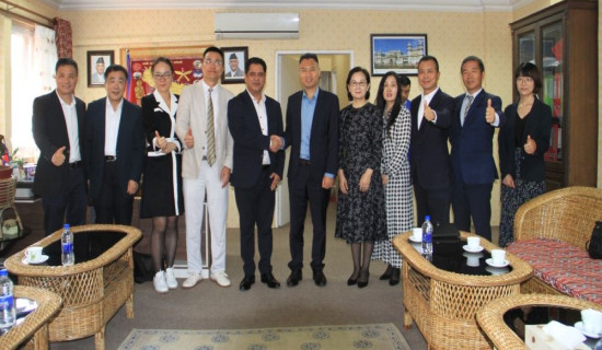 Chinese investors discuss with Industry Minister