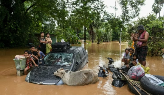 Myanmar's flooding death toll jumps to 74, state media reports