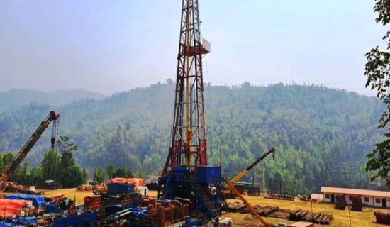 Petroleum products exploration in Dailekh, 55 per cent drilling completed