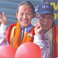 Arika Gurung grabs silver in 20th Asian Senior Karate