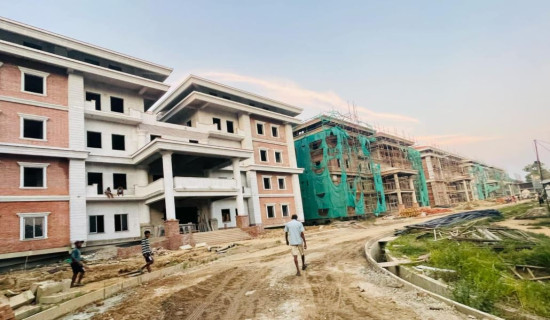 Lumbini admn buildings under construction raise hopes