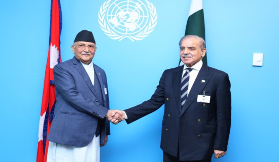 PM Oli meets with leaders of Qatar, Pakistan and Laos