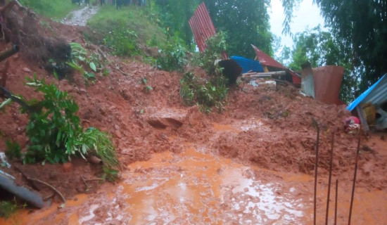 One dead, five missing after landslide washes away house in Panchthar