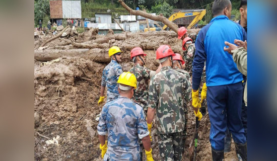 30 bodies retrieved from vehicles buried in Jhyaplekhola landslide