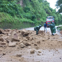 Straw to feed cows in Swargadwari brought all the way from Deukhuri