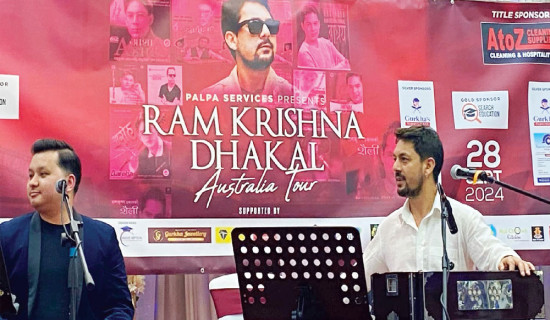 Singer Dhakal’s Australia  tour begins from Sydney