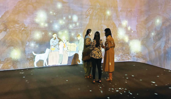 K-Culture Immersive Digital Gallery  Exhibition at Nepal Art Council