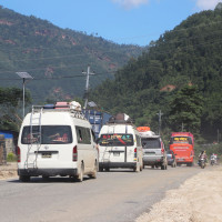 Trucks carrying vegetables begin to enter capital valley