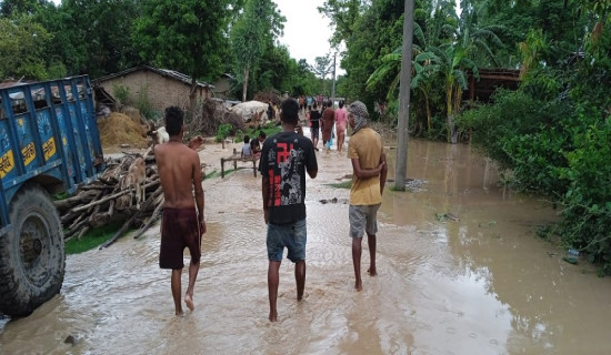 Six people died due to flood in Madhes province, losses amount Rs 5.6 million