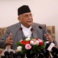 PM Prachanda installs quartz crystal in Gorkha Durbar