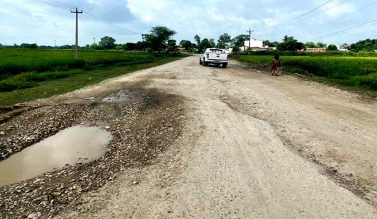 Local demand maintenance  of Postal Highway in Narainapur