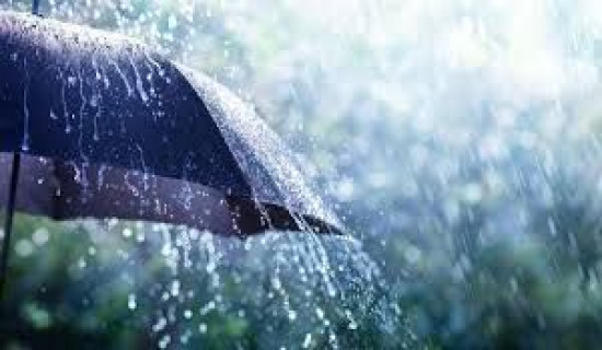 Rainfall taking place all over the country