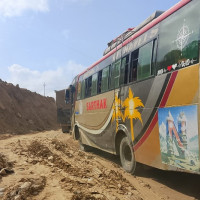 Farmers left with nothing as near-harvest paddy is washed away