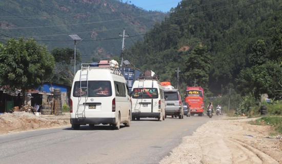 Manthali-Kathmandu transportation disrupted again